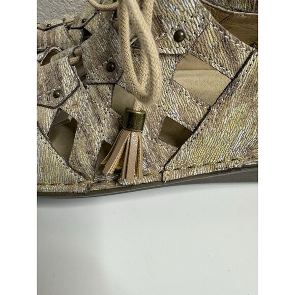 Alegria Valerie Gladiator Southwestern 38 7.5 8 Lace Up Leather Sandals VAL-7762 - Picture 6 of 11